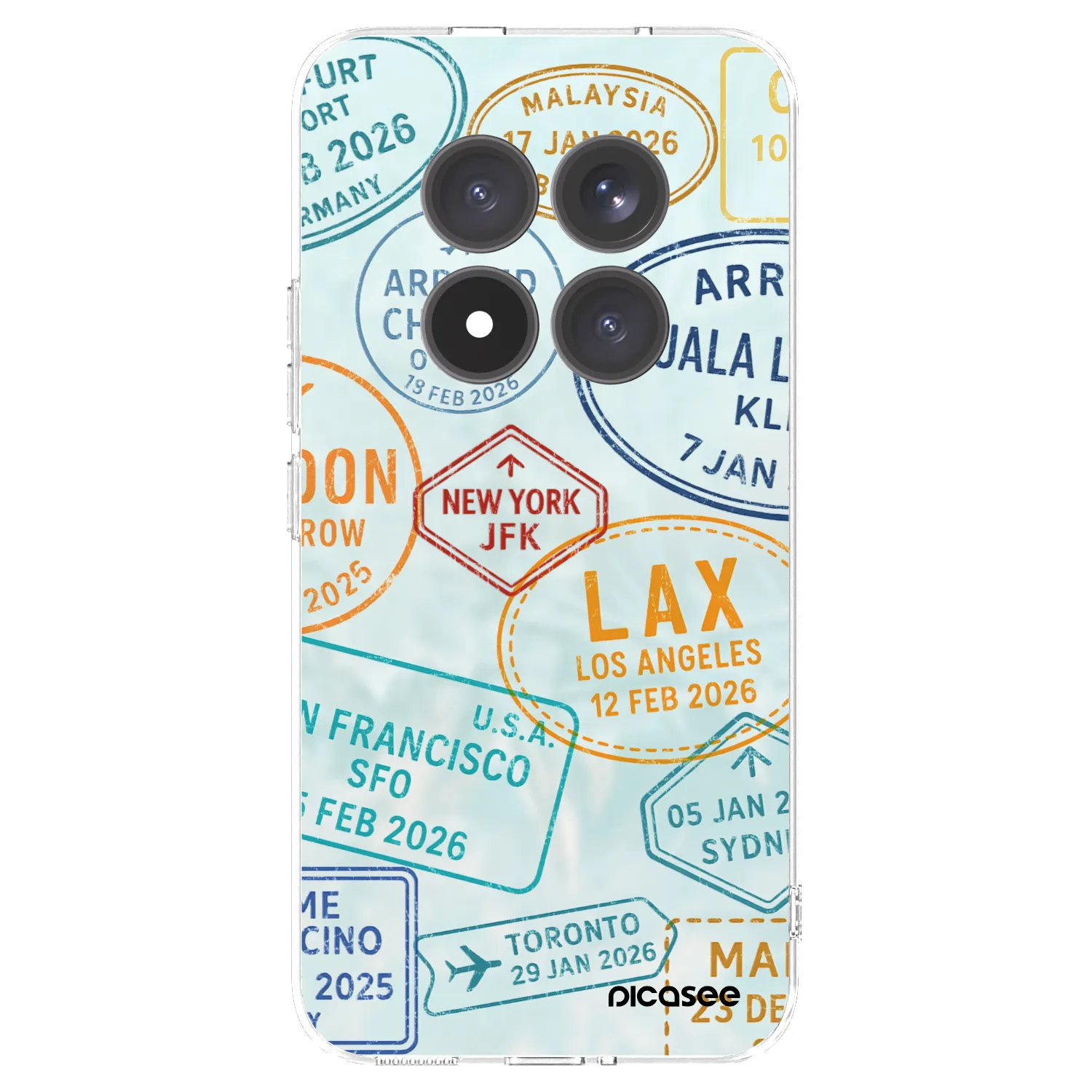 Picasee διαφανής θήκη σιλικόνης Xiaomi Redmi Note 15 Pro+ - PASSPORT EDITION