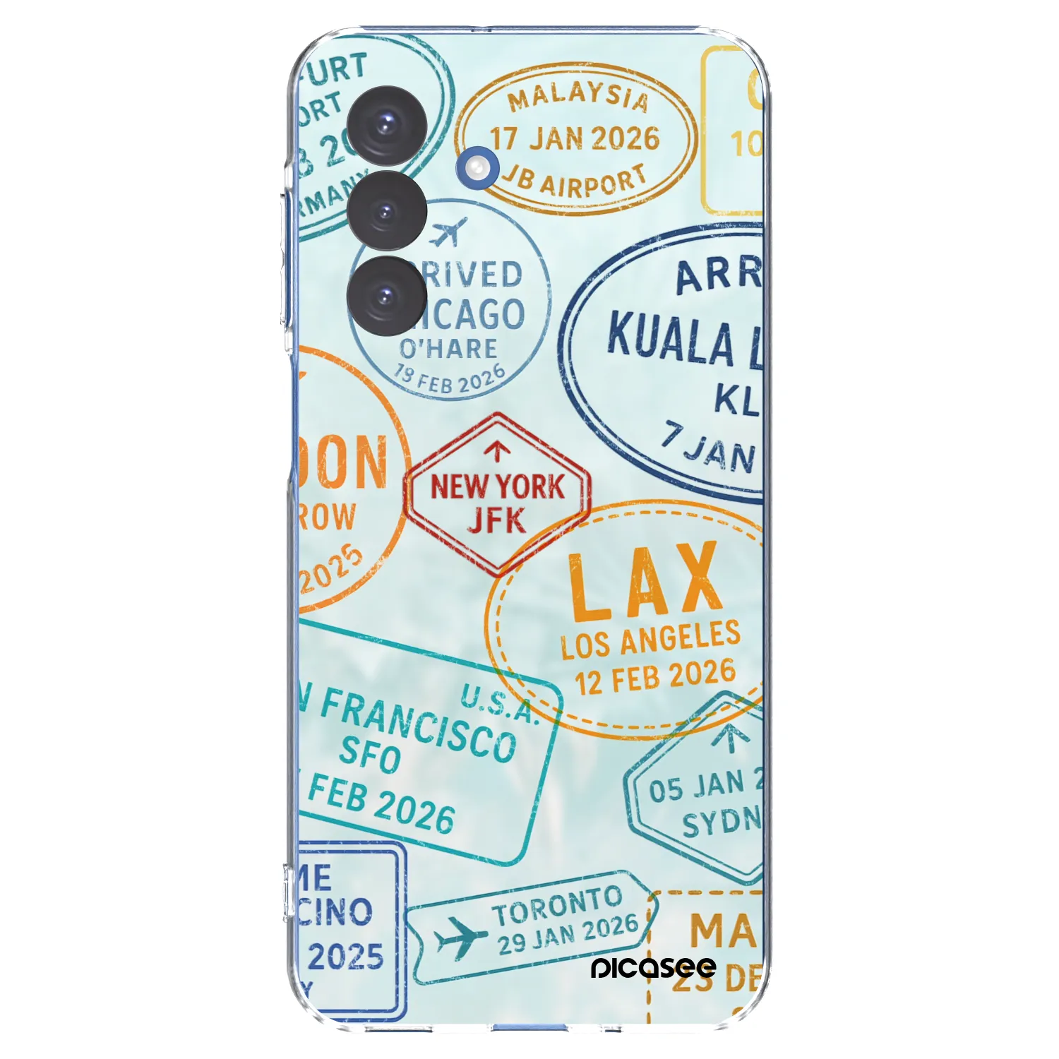 Picasee διαφανής θήκη σιλικόνης Samsung Galaxy A17 5G - PASSPORT EDITION