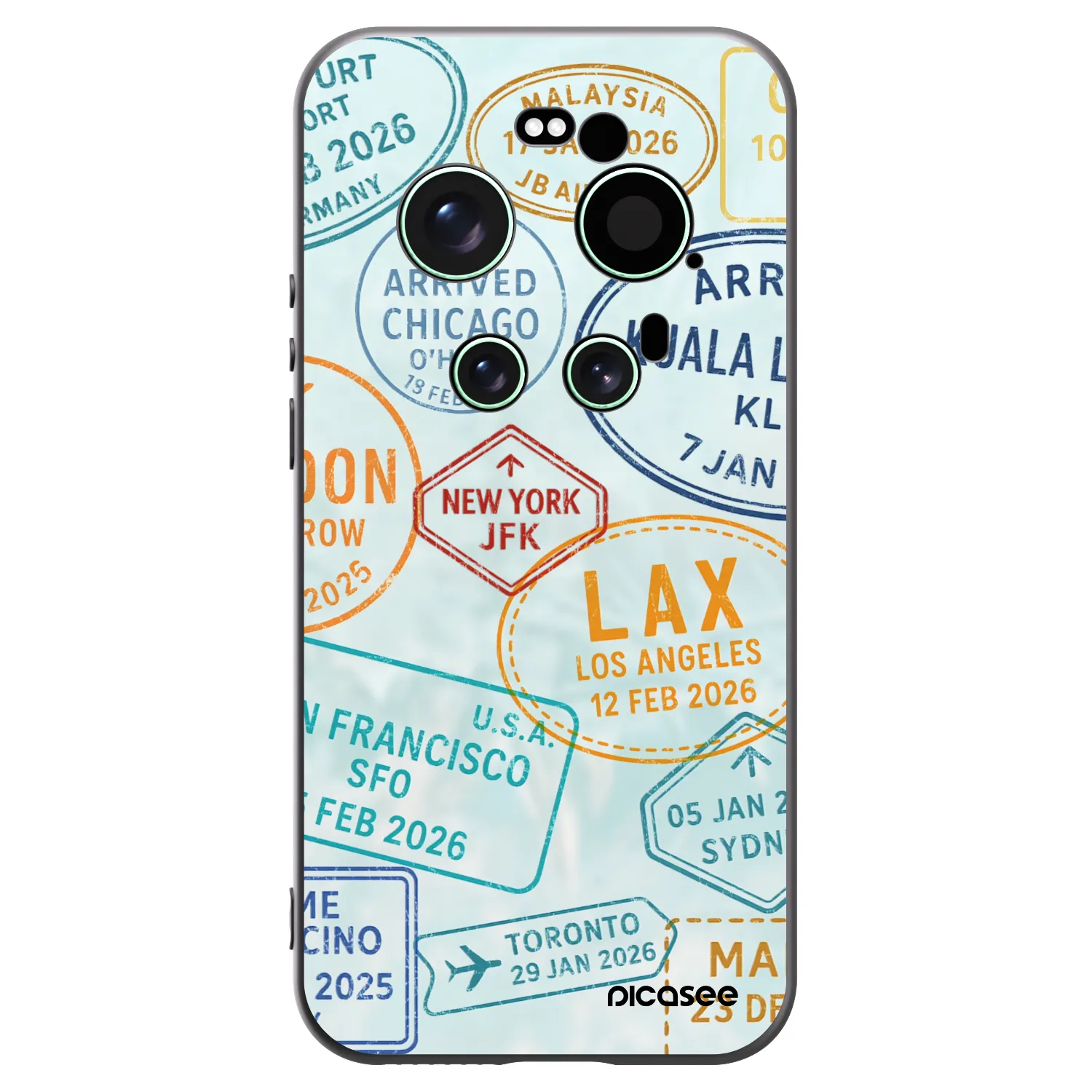 Picasee Μαύρη θήκη σιλικόνης για Xiaomi 17 Ultra - PASSPORT EDITION