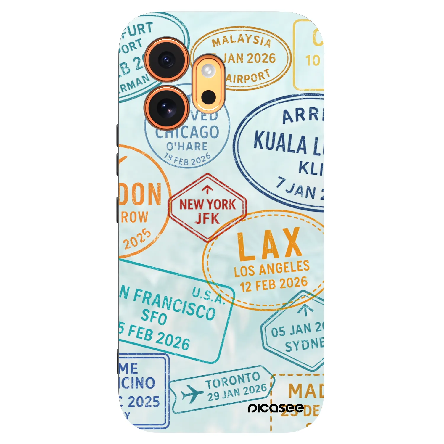 Picasee Μαύρη θήκη σιλικόνης για Honor 600 - PASSPORT EDITION