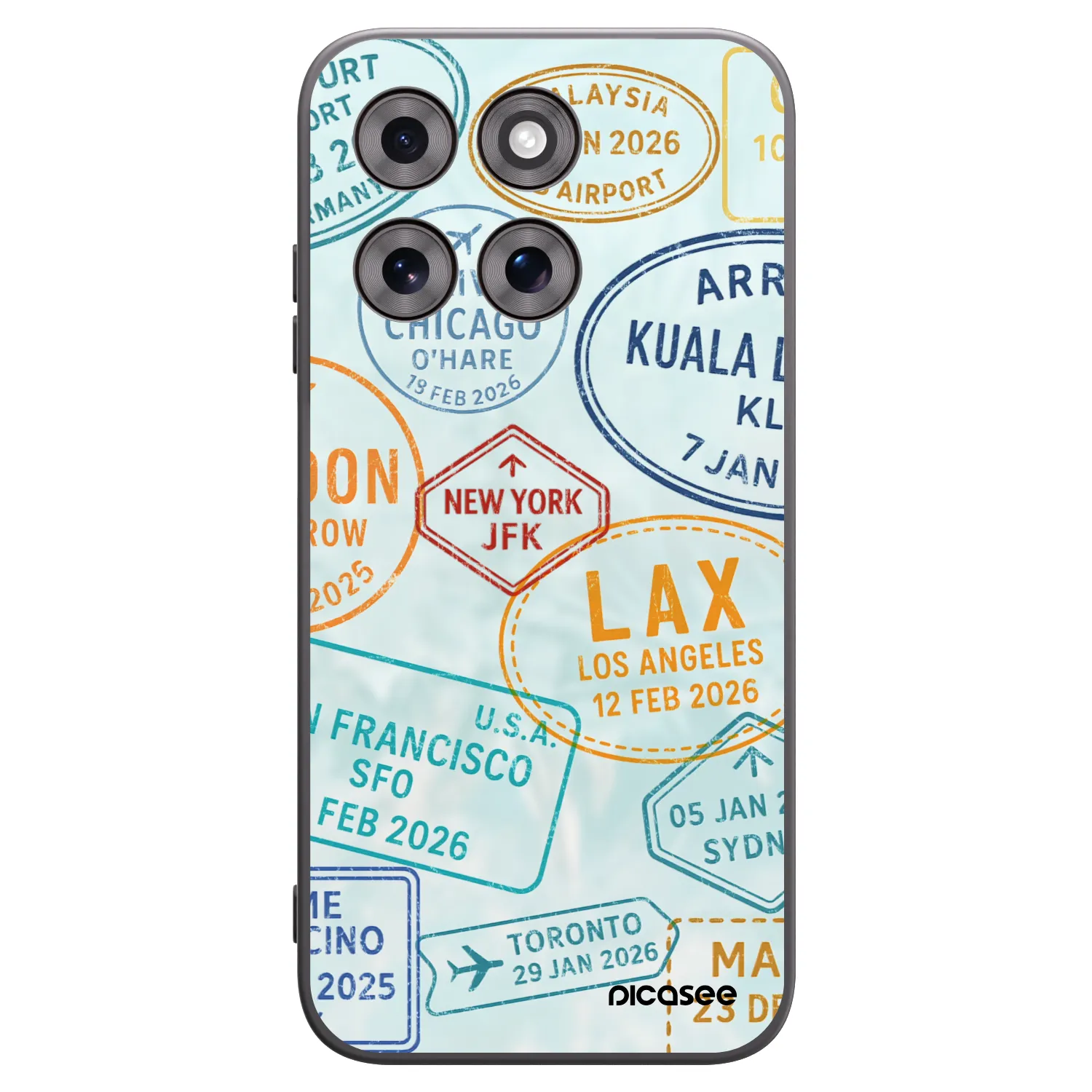 Picasee Μαύρη θήκη σιλικόνης για Motorola Moto G77 - PASSPORT EDITION