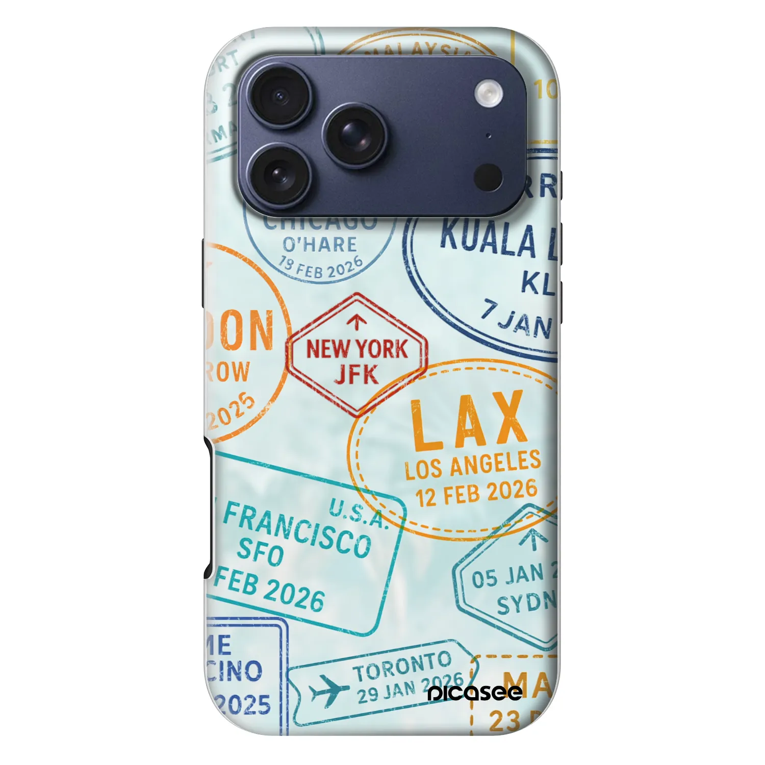 Picasee Fashion Case MagSafe για Apple iPhone 18 Pro Max - PASSPORT EDITION