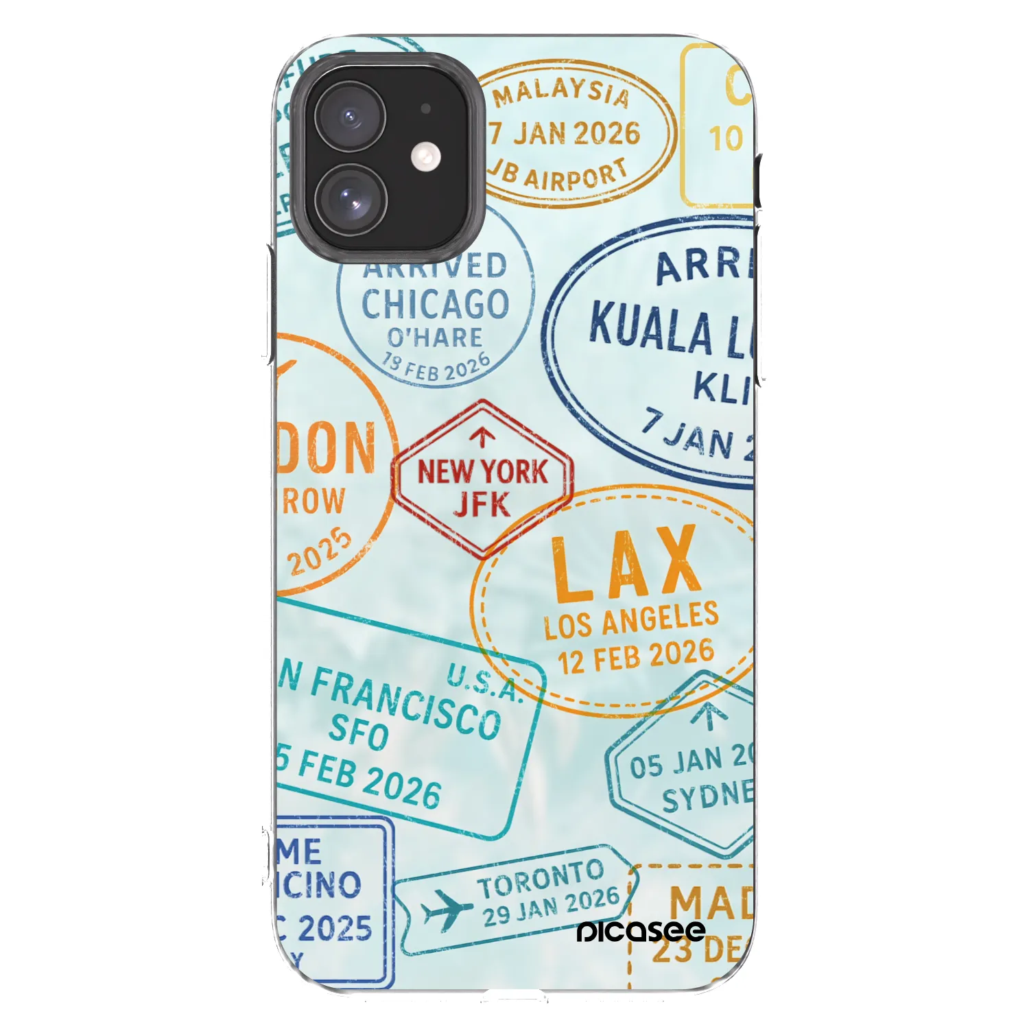 Picasee διαφανής θήκη σιλικόνης Apple iPhone 11 - PASSPORT EDITION