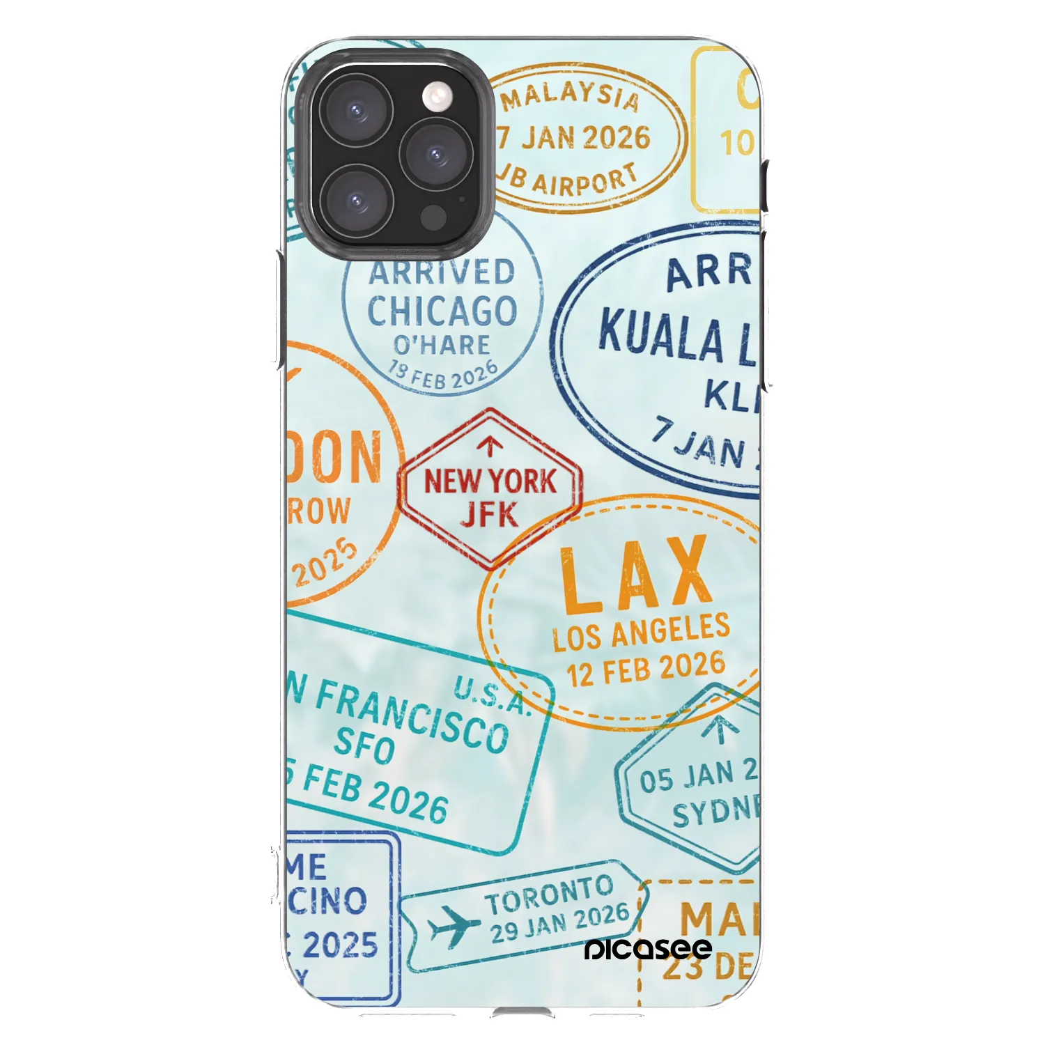 Picasee διαφανής θήκη σιλικόνης Apple iPhone 11 Pro Max - PASSPORT EDITION