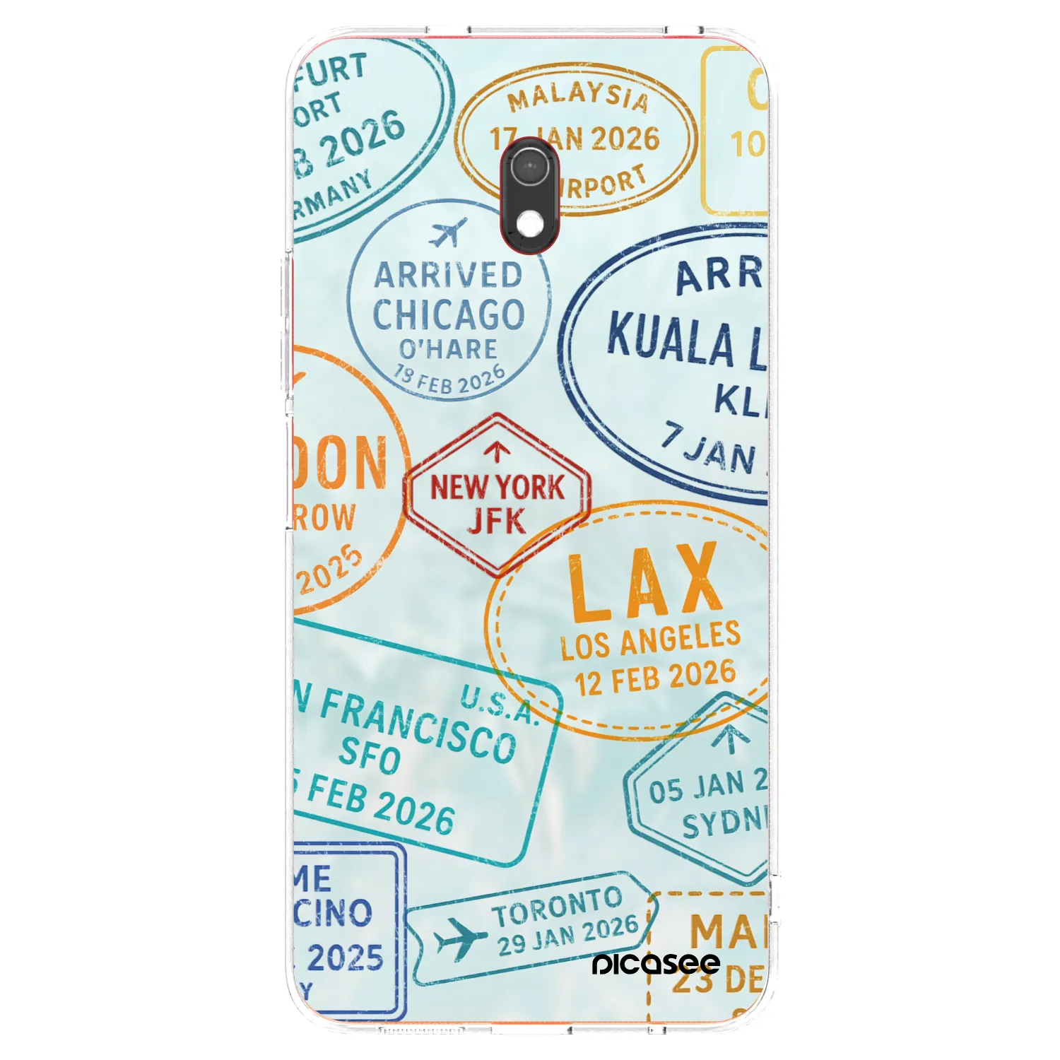 Picasee διαφανής θήκη σιλικόνης Xiaomi Redmi 8A - PASSPORT EDITION