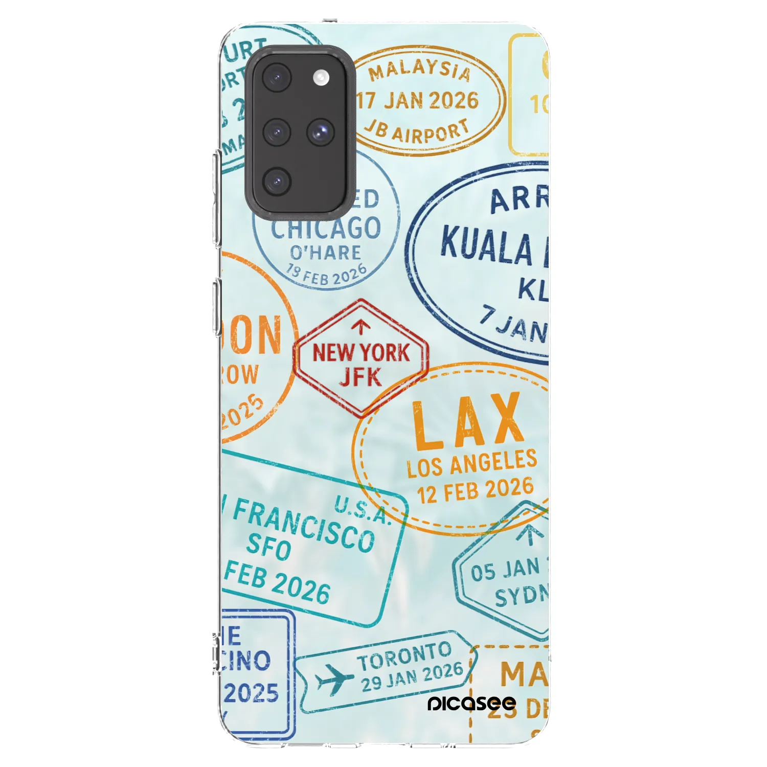 Picasee διαφανής θήκη σιλικόνης Samsung Galaxy S20+ G985F - PASSPORT EDITION