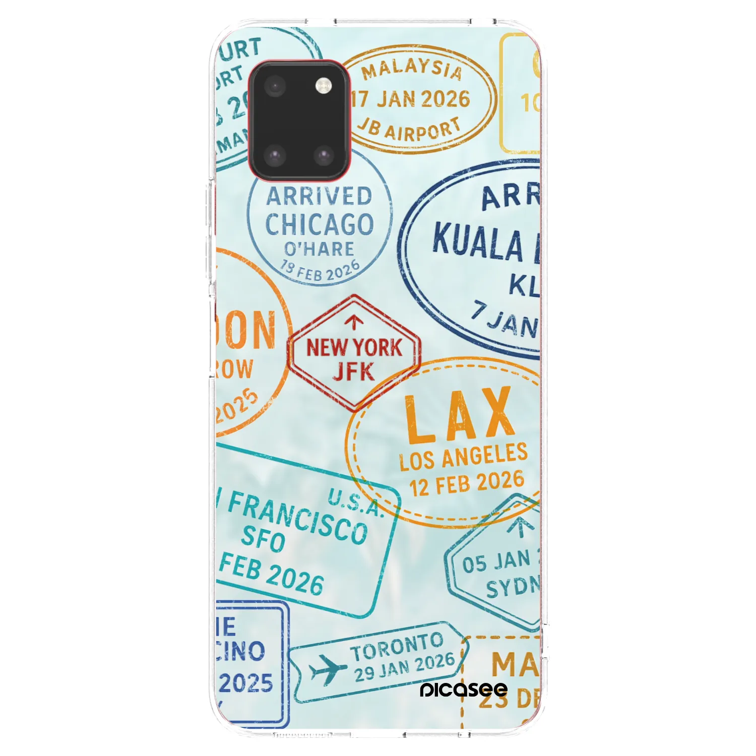 Picasee διαφανής θήκη σιλικόνης Samsung Galaxy Note 10 Lite N770F - PASSPORT EDITION