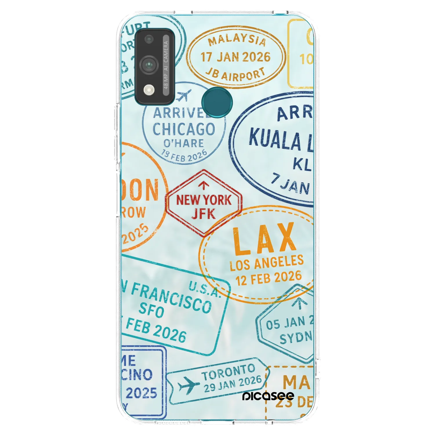 Picasee διαφανής θήκη σιλικόνης Honor 9X Lite - PASSPORT EDITION