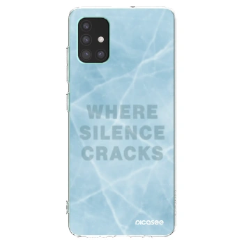 Picasee διαφανής θήκη σιλικόνης Samsung Galaxy M51 M515F - SILENCE
