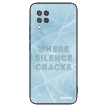 Picasee Μαύρη θήκη σιλικόνης για Samsung Galaxy A42 A426B - SILENCE