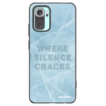 Picasee Μαύρη θήκη σιλικόνης για Xiaomi Redmi Note 10 Pro - SILENCE