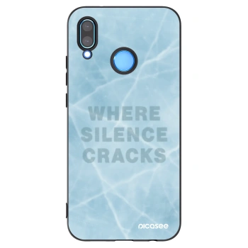 Picasee Μαύρη θήκη σιλικόνης για Huawei P20 Lite - SILENCE
