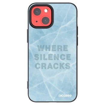 Picasee Μαύρη θήκη σιλικόνης για Apple iPhone 13 mini - SILENCE