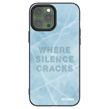 Picasee Μαύρη θήκη σιλικόνης για Apple iPhone 13 Pro Max - SILENCE