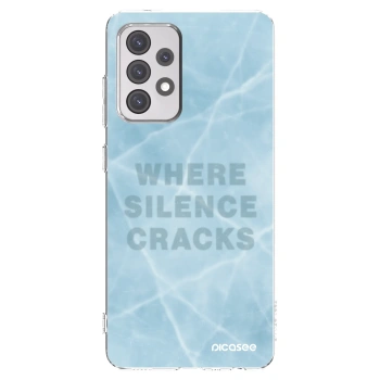 Picasee διαφανής θήκη σιλικόνης Samsung Galaxy A52s 5G A528B - SILENCE