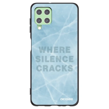 Picasee Μαύρη θήκη σιλικόνης για Samsung Galaxy A22 A225F 4G - SILENCE