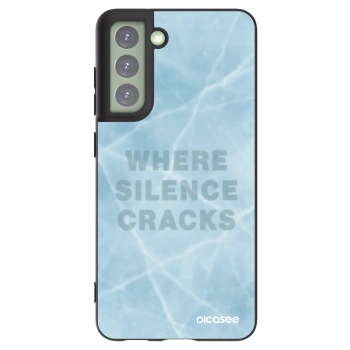 Picasee Μαύρη θήκη σιλικόνης για Samsung Galaxy S21 FE 5G - SILENCE