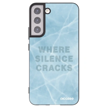Picasee Μαύρη θήκη σιλικόνης για Samsung Galaxy S22+ 5G - SILENCE