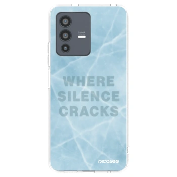 Picasee διαφανής θήκη σιλικόνης Vivo V23 5G - SILENCE