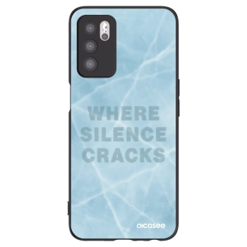 Picasee Μαύρη θήκη σιλικόνης για OPPO A16s - SILENCE
