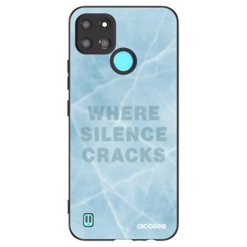 Picasee Μαύρη θήκη σιλικόνης για Realme C21Y - SILENCE