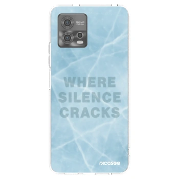Picasee διαφανής θήκη σιλικόνης Motorola Moto G72 - SILENCE