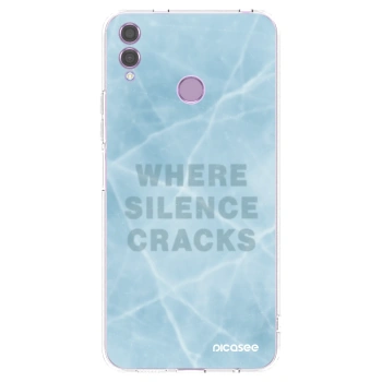 Picasee διαφανής θήκη σιλικόνης Honor 8X - SILENCE