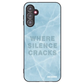 Picasee Μαύρη θήκη σιλικόνης για Samsung Galaxy A14 5G A146P - SILENCE