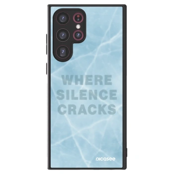 Picasee ULTIMATE CASE PowerShare για Samsung Galaxy S22 Ultra 5G - SILENCE