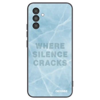 Picasee Μαύρη θήκη σιλικόνης για Samsung Galaxy A04s A047F - SILENCE