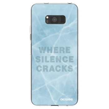 Picasee διαφανής θήκη σιλικόνης Samsung Galaxy S8 G950F - SILENCE