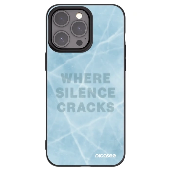 Picasee Μαύρη θήκη σιλικόνης για Apple iPhone 15 Pro Max - SILENCE