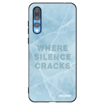 Picasee Μαύρη θήκη σιλικόνης για Huawei P20 Pro - SILENCE