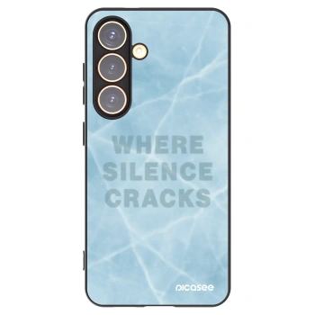 Picasee Μαύρη θήκη σιλικόνης για Samsung Galaxy S24 S921B 5G - SILENCE