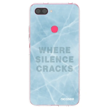 Picasee διαφανής θήκη σιλικόνης Xiaomi Mi 8 Lite - SILENCE