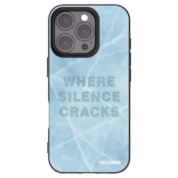 Picasee Μαύρη θήκη σιλικόνης για Apple iPhone 16 Pro - SILENCE