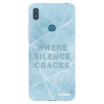 Picasee διαφανής θήκη σιλικόνης Huawei Y7 2019 - SILENCE