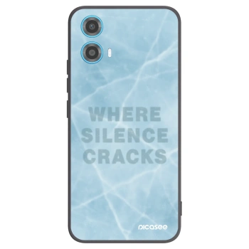 Picasee Μαύρη θήκη σιλικόνης για Motorola Moto G34 5G - SILENCE