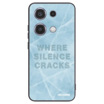 Picasee Μαύρη θήκη σιλικόνης για Xiaomi Redmi Note 14S - SILENCE