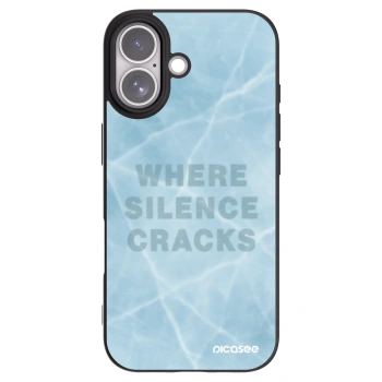 Picasee Μαύρη θήκη σιλικόνης για Apple iPhone 17 - SILENCE
