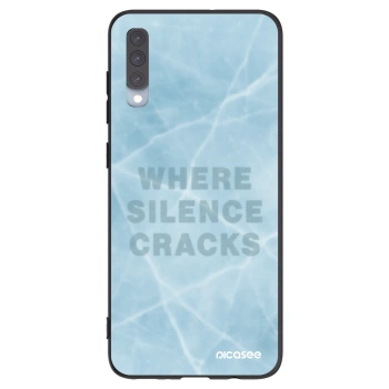 Picasee Μαύρη θήκη σιλικόνης για Samsung Galaxy A70 A705F - SILENCE