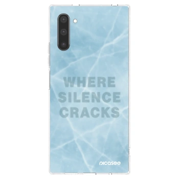 Picasee διαφανής θήκη σιλικόνης Samsung Galaxy Note 10 N970F - SILENCE