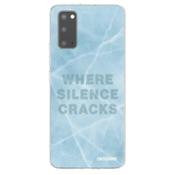Picasee διαφανής θήκη σιλικόνης Samsung Galaxy S20 G980F - SILENCE