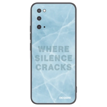 Picasee Μαύρη θήκη σιλικόνης για Samsung Galaxy S20 G980F - SILENCE