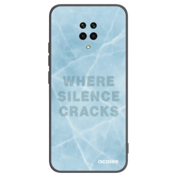 Picasee Μαύρη θήκη σιλικόνης για Xiaomi Redmi Note 9 Pro - SILENCE