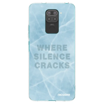 Picasee Μαύρη θήκη σιλικόνης για Xiaomi Redmi Note 9 - SILENCE