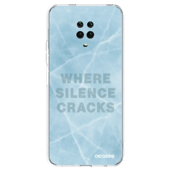 Picasee διαφανής θήκη σιλικόνης Xiaomi Redmi Note 9S - SILENCE