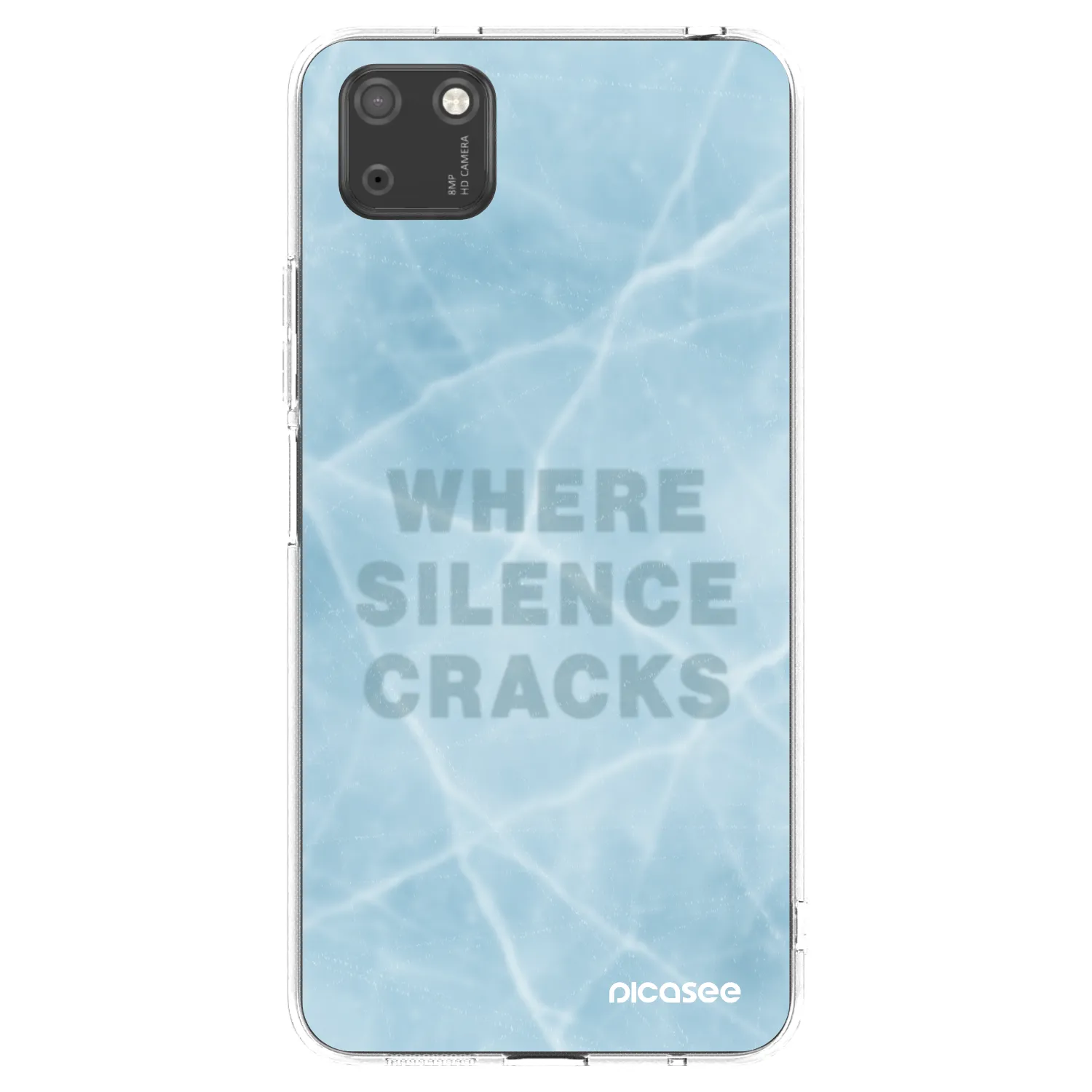 Picasee διαφανής θήκη σιλικόνης Huawei Y5P - SILENCE