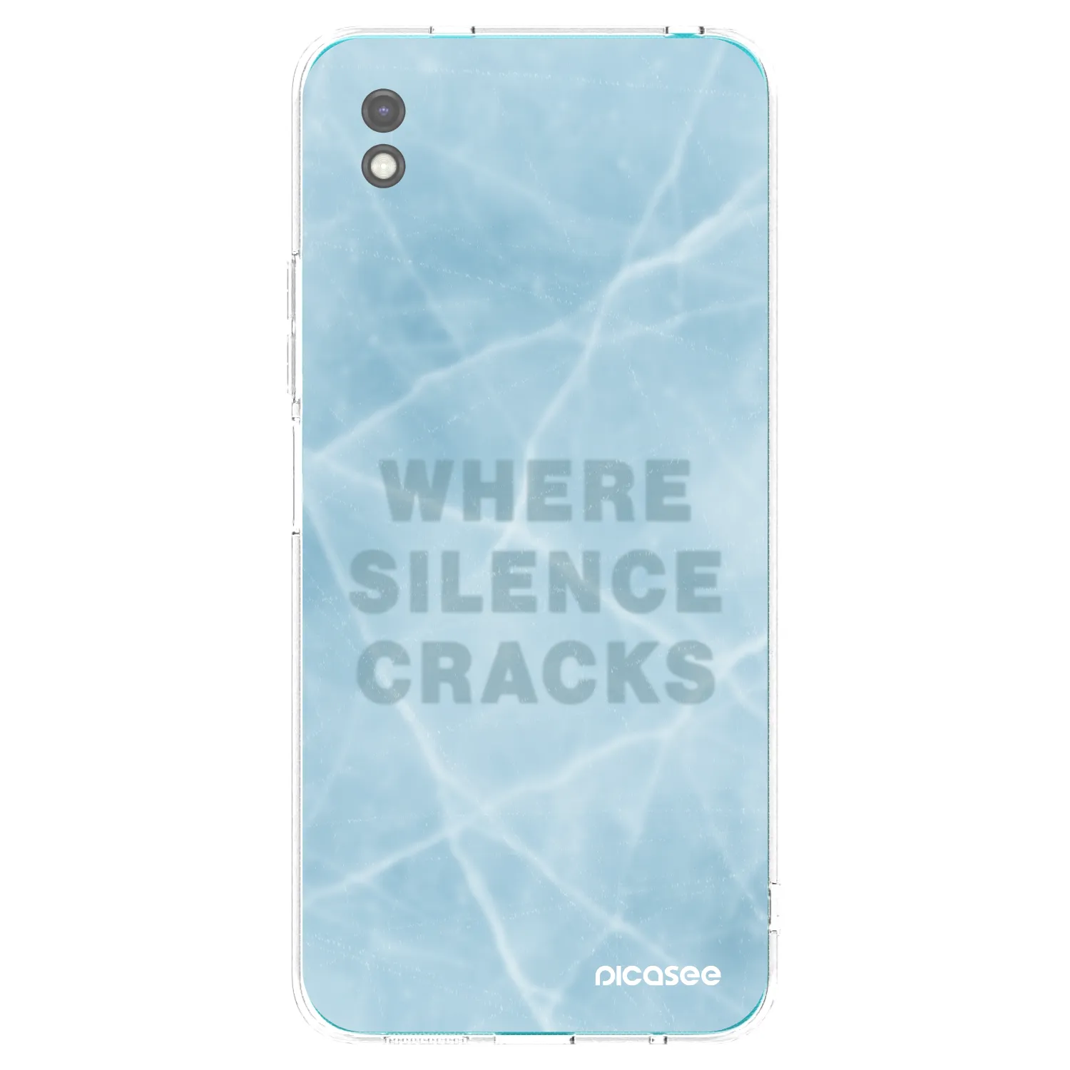 Picasee Μαύρη θήκη σιλικόνης για Xiaomi Redmi 9A - SILENCE