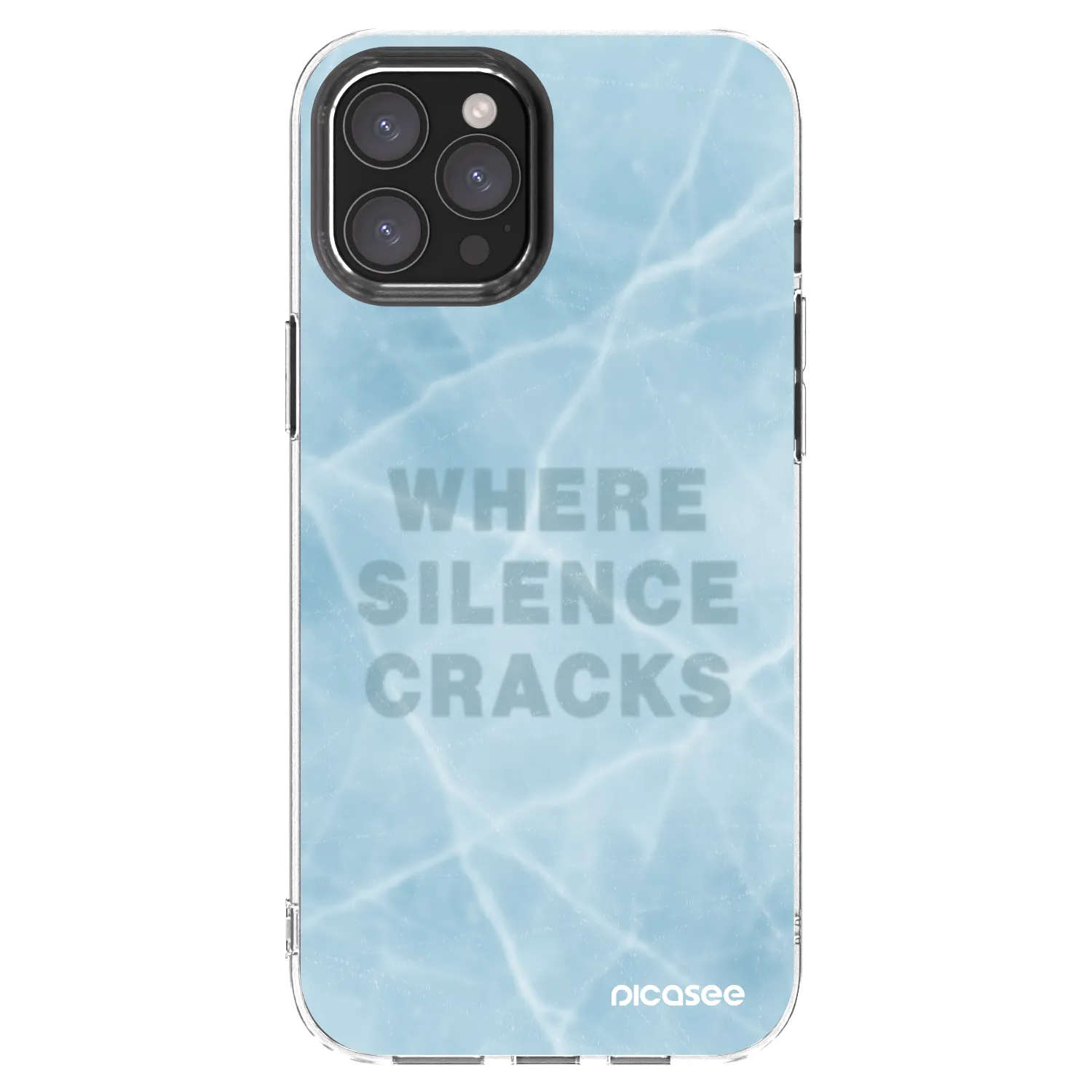 Picasee διαφανής θήκη σιλικόνης Apple iPhone 12 Pro Max - SILENCE